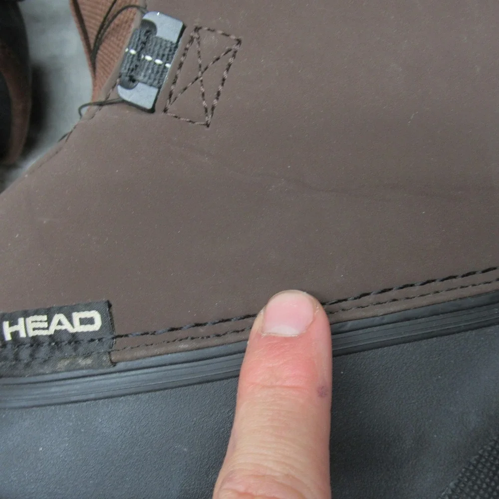 Head Operator Mens Snow Boots 13.5 Brown BOA Lace System Waterproof Winter Ski‎